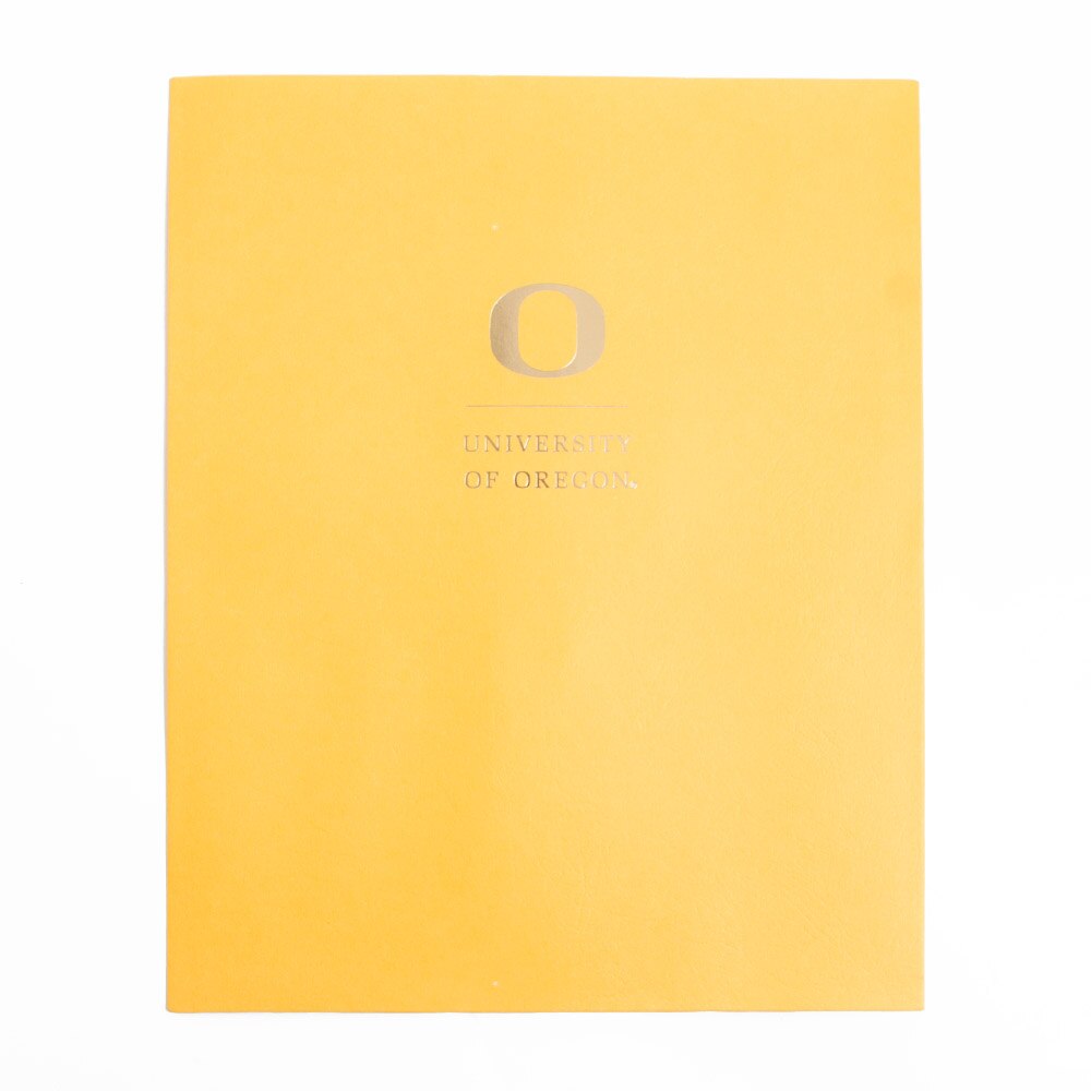 Classic Oregon O, Roaring Spring, Folders, Art & School, Academic, Matte, 82398, Gold